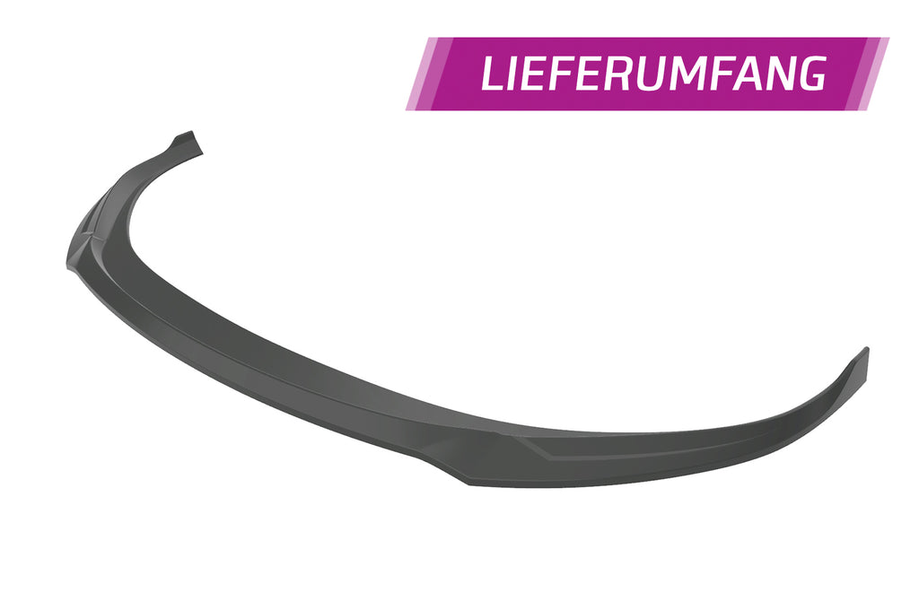 CSR Frontspoiler | Cup-Spoilerlippe mit ABE für Opel Astra K CSL601-S Strukturiert schwarz matt (keine Lackierung erforderlich)