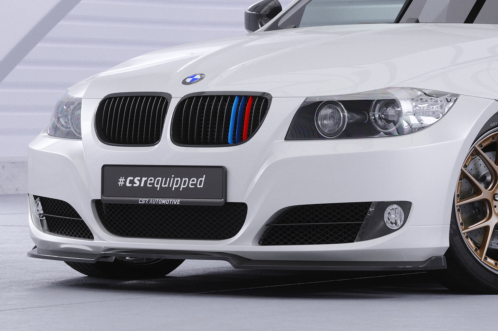 CSR Frontspoiler | Cup-Spoilerlippe mit ABE für BMW 3er E90/ E91 LCI CSL602