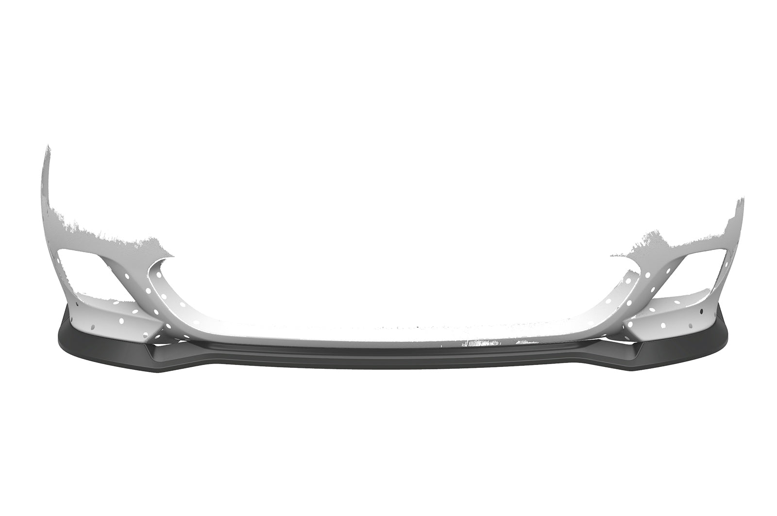 CSR Frontspoiler | Cup-Spoilerlippe mit ABE für BMW 5er E60/E61 M-Paket CSR-CSL603-C Carbon Look Hochglanz (keine Lackierung erforderlich)