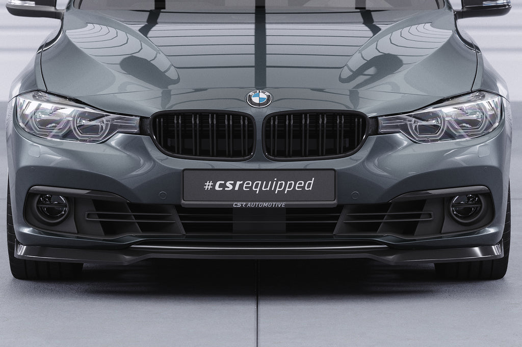 CSR Frontspoiler | Cup-Spoilerlippe mit ABE für BMW 3er F30/F31 LCI CSL604-L Unlackiert roh (Lackierung erforderlich)