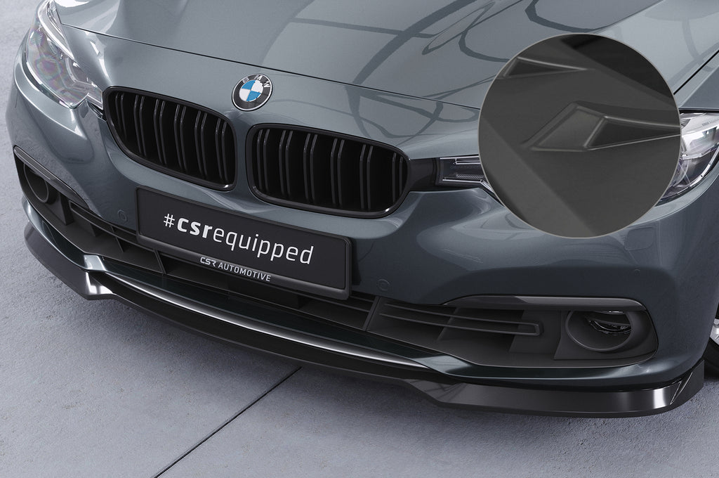 CSR Frontspoiler | Cup-Spoilerlippe mit ABE für BMW 3er F30/F31 LCI CSL604-L Unlackiert roh (Lackierung erforderlich)