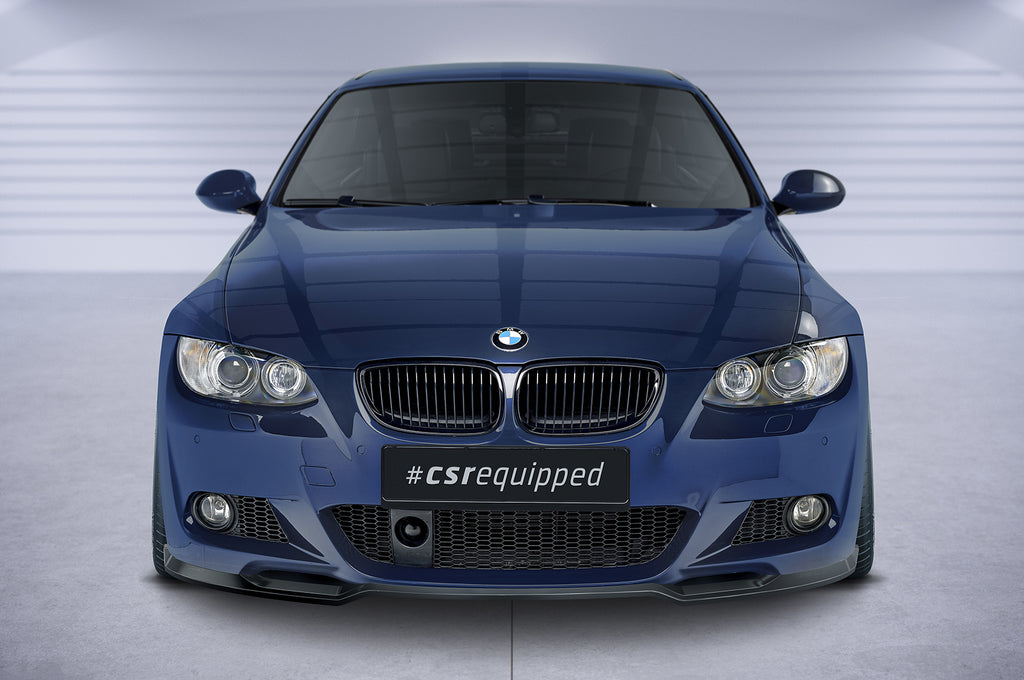 CSR Frontspoiler | Cup-Spoilerlippe mit ABE für BMW 3er E92/E93 M-Paket CSL605-G Glossy schwarz Hochglanz (keine Lackierung erforderlich)
