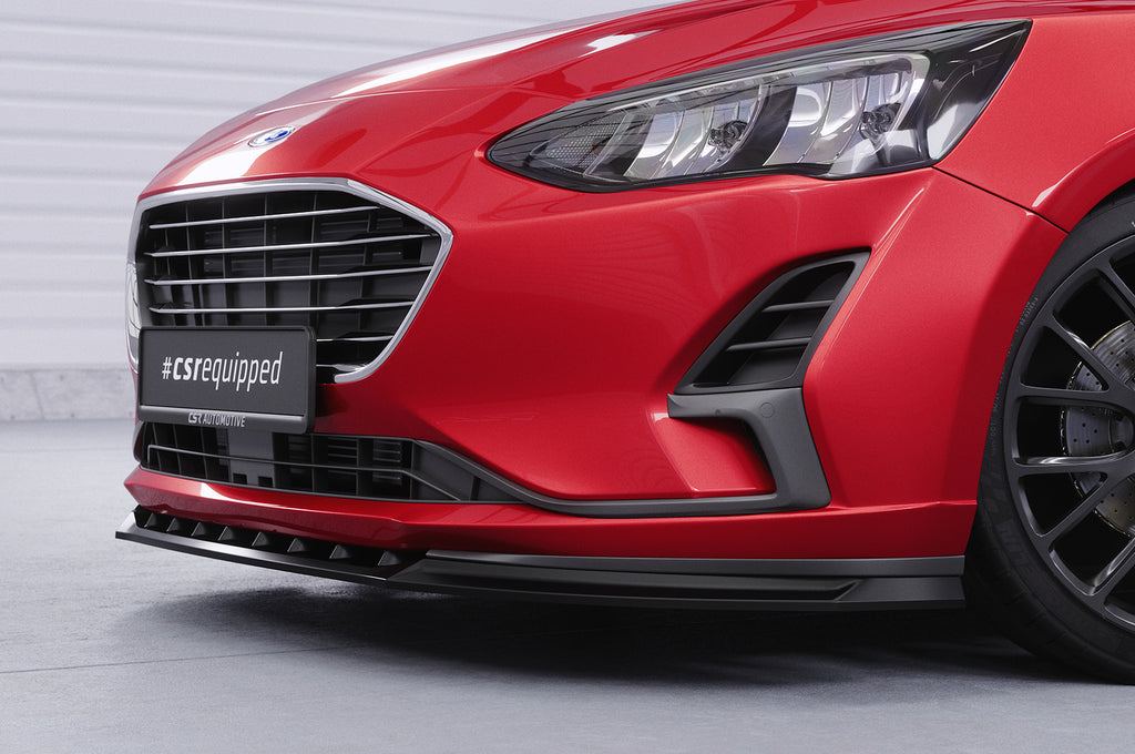 CSR Frontspoiler | Cup-Spoilerlippe mit ABE für Ford Focus MK4 CSL606-L Unlackiert roh (Lackierung erforderlich)