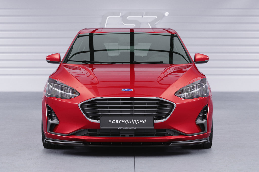 CSR Frontspoiler | Cup-Spoilerlippe mit ABE für Ford Focus MK4 CSL606-S Strukturiert schwarz matt (keine Lackierung erforderlich)