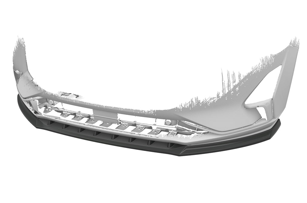 CSR Frontspoiler | Cup-Spoilerlippe mit ABE für Ford Focus MK4 CSL606-S Strukturiert schwarz matt (keine Lackierung erforderlich)