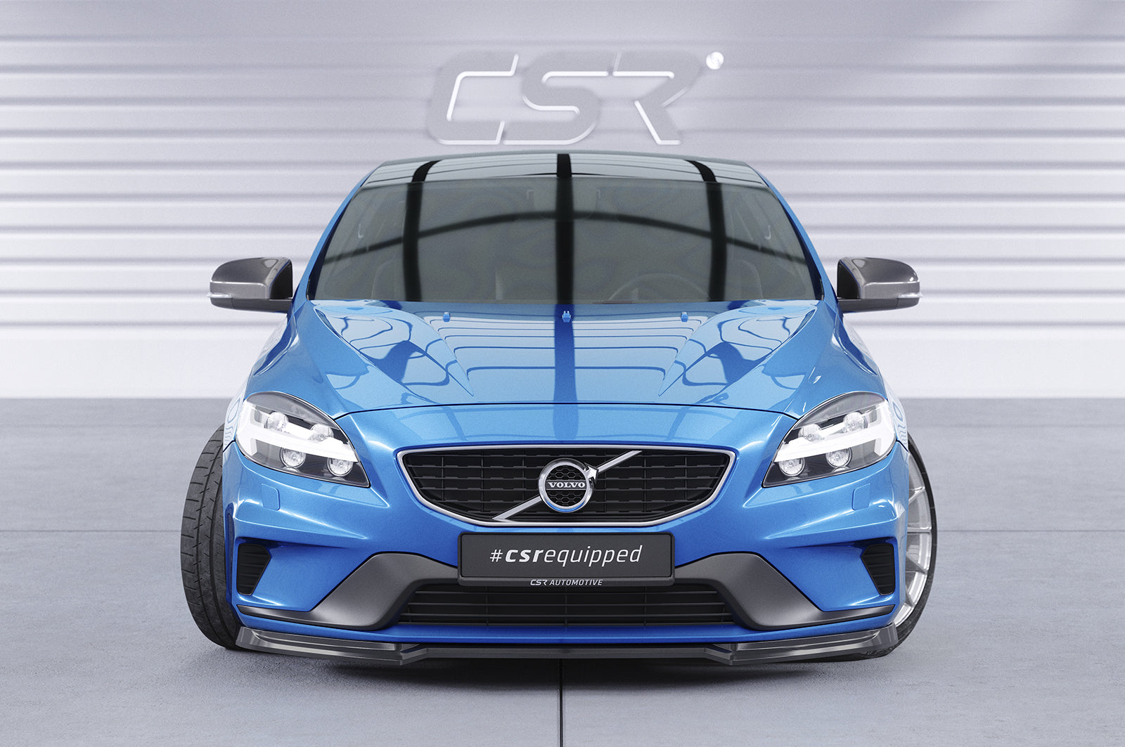 CSR Frontspoiler | Cup-Spoilerlippe mit ABE für Volvo V40 R-Design CSL611