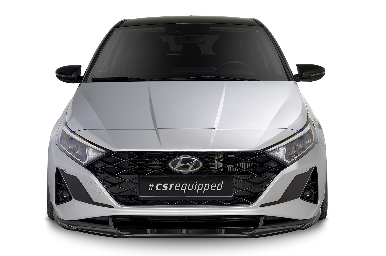 CSR Frontspoiler | Cup-Spoilerlippe mit ABE für Hyundai i20 (BC3) CSL615-L Unlackiert roh (Lackierung erforderlich)