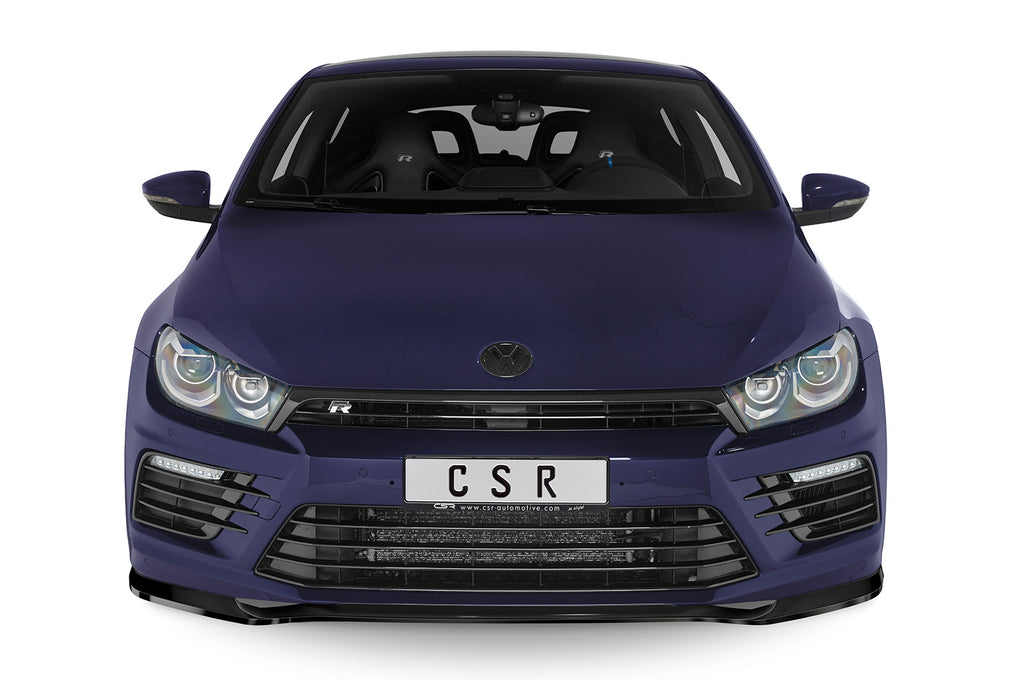CSR Frontspoiler | Cup-Spoilerlippe mit ABE für VW Scirocco (Typ 13) R CSL617-S Strukturiert schwarz matt (keine Lackierung erforderlich)