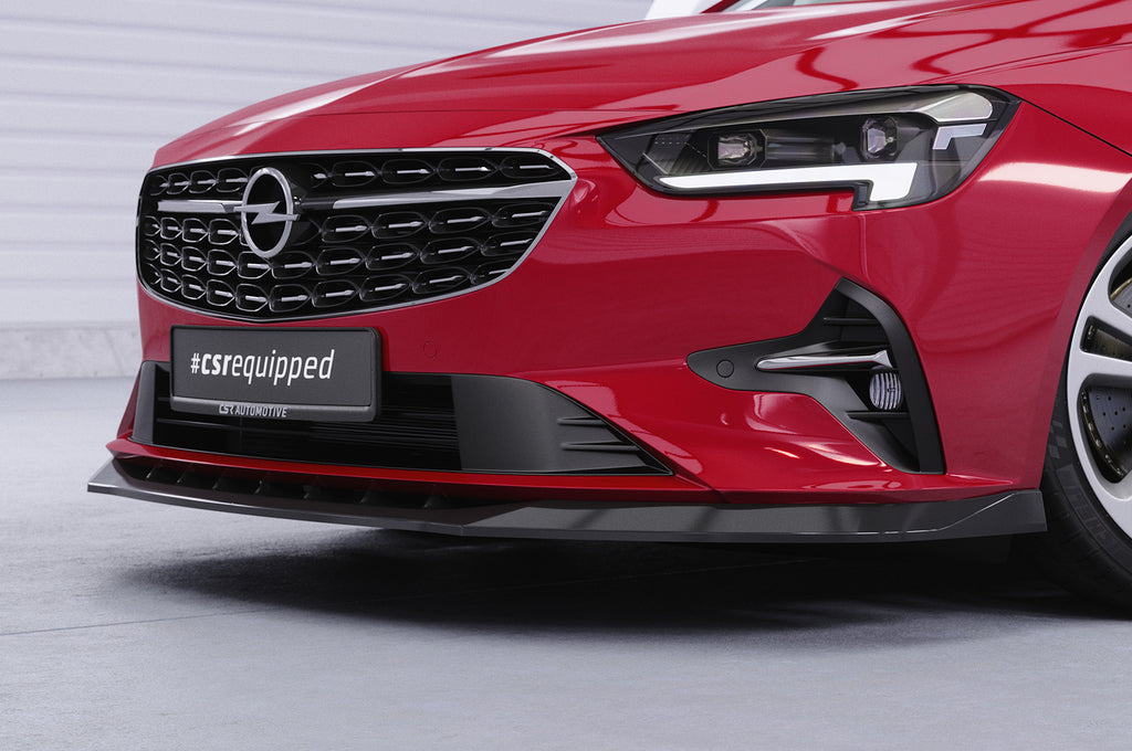 CSR Frontspoiler | Cup-Spoilerlippe mit ABE für Opel Insignia B CSL619-S Strukturiert schwarz matt (keine Lackierung erforderlich)