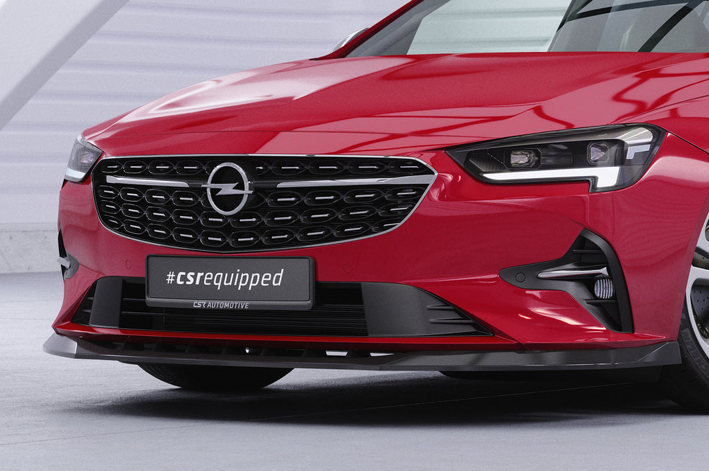 CSR Frontspoiler | Cup-Spoilerlippe mit ABE für Opel Insignia B CSL619-S Strukturiert schwarz matt (keine Lackierung erforderlich)