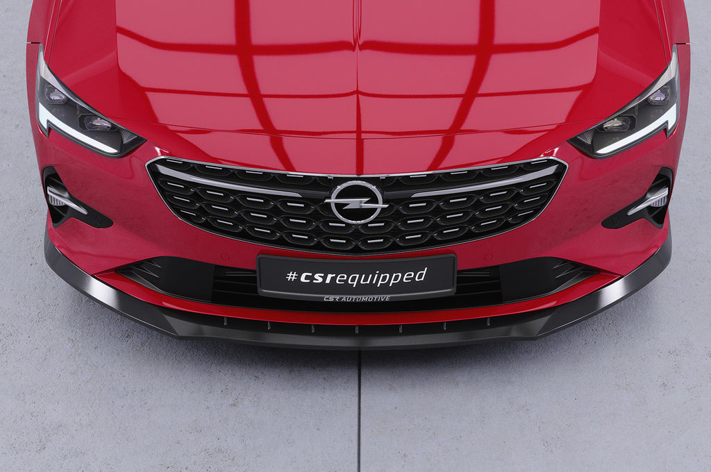 CSR Frontspoiler | Cup-Spoilerlippe mit ABE für Opel Insignia B CSL619-S Strukturiert schwarz matt (keine Lackierung erforderlich)