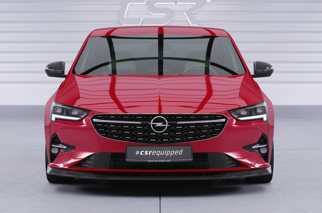 CSR Frontspoiler | Cup-Spoilerlippe mit ABE für Opel Insignia B CSL619-S Strukturiert schwarz matt (keine Lackierung erforderlich)