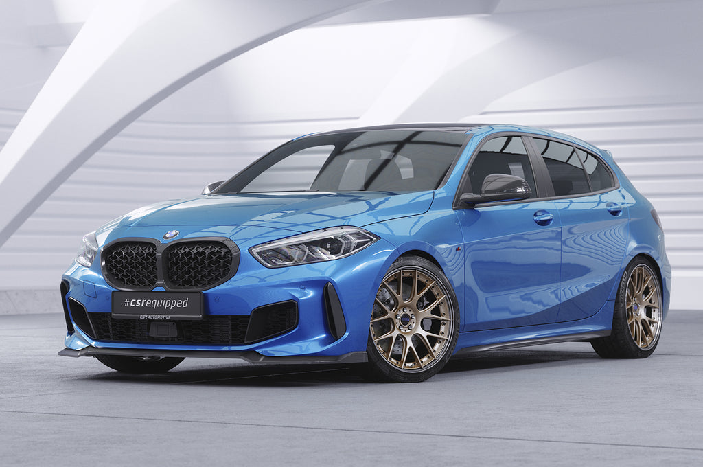 CSR Frontspoiler | Cup-Spoilerlippe mit ABE für BMW 1er F40 M-Paket CSL621-L Unlackiert roh (Lackierung erforderlich)