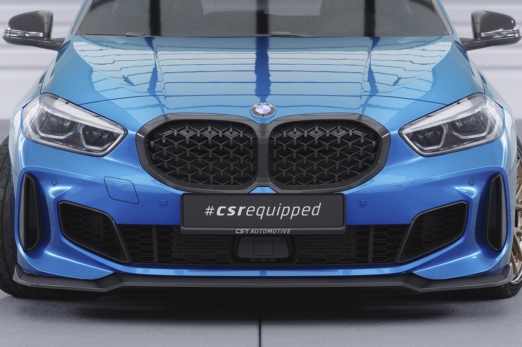 CSR Frontspoiler | Cup-Spoilerlippe mit ABE für BMW 1er F40 M-Paket CSL621-L Unlackiert roh (Lackierung erforderlich)