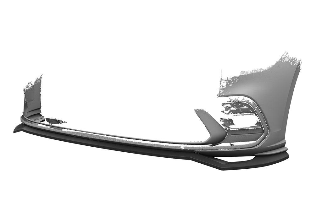 CSR Frontspoiler | Cup-Spoilerlippe mit ABE für VW Polo 6 2G (Typ AW) GTI / R-Line CSL622-G Glossy schwarz Hochglanz (keine Lackierung erforderlich)