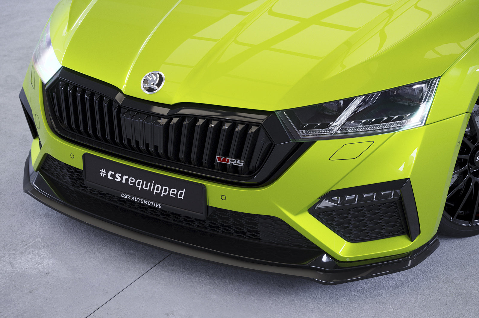 CSR Frontspoiler | Cup-Spoilerlippe mit ABE für Skoda Octavia 4 RS / RS Plus CSL624