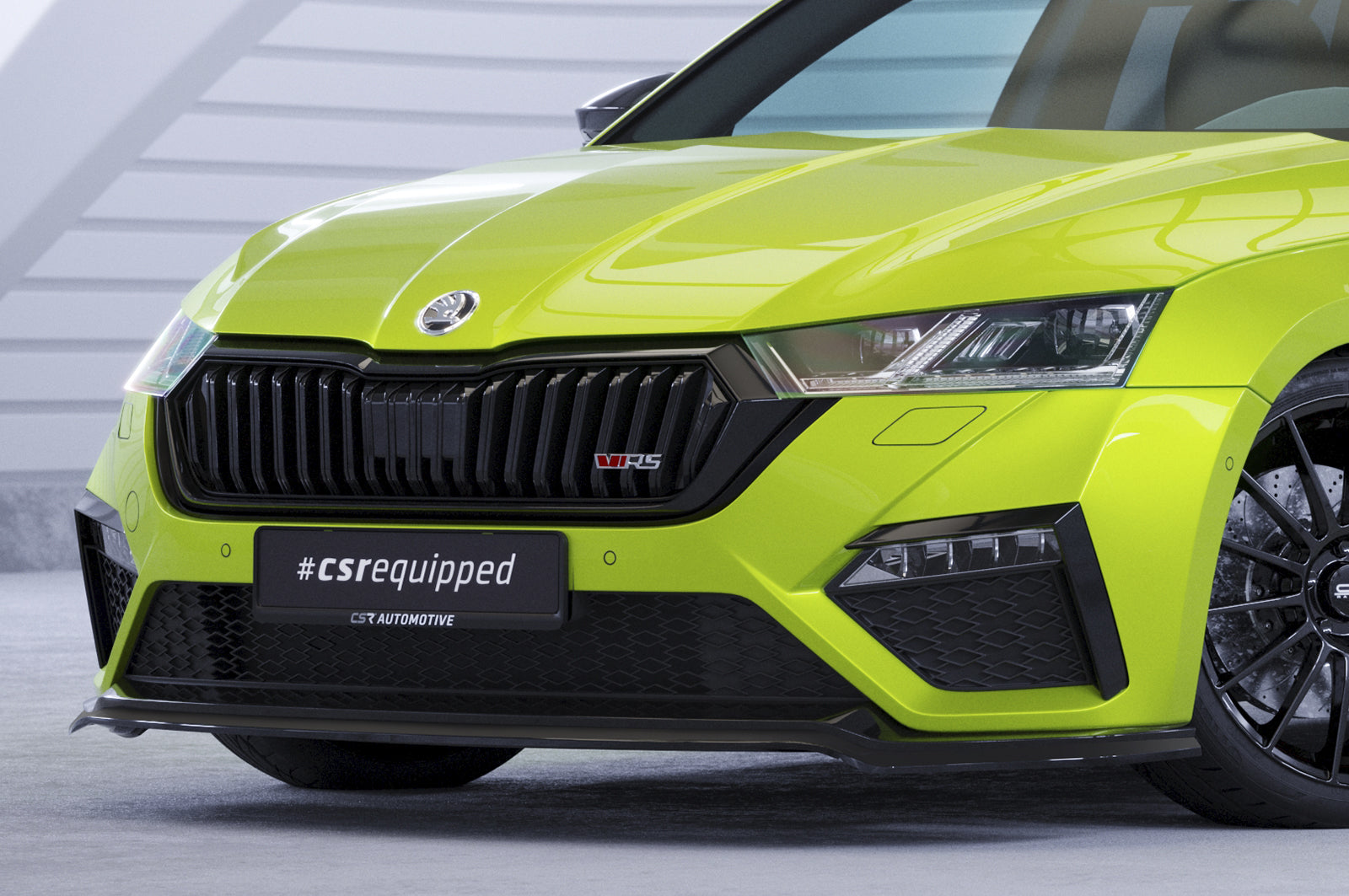 CSR Frontspoiler | Cup-Spoilerlippe mit ABE für Skoda Octavia 4 RS / RS Plus CSL624