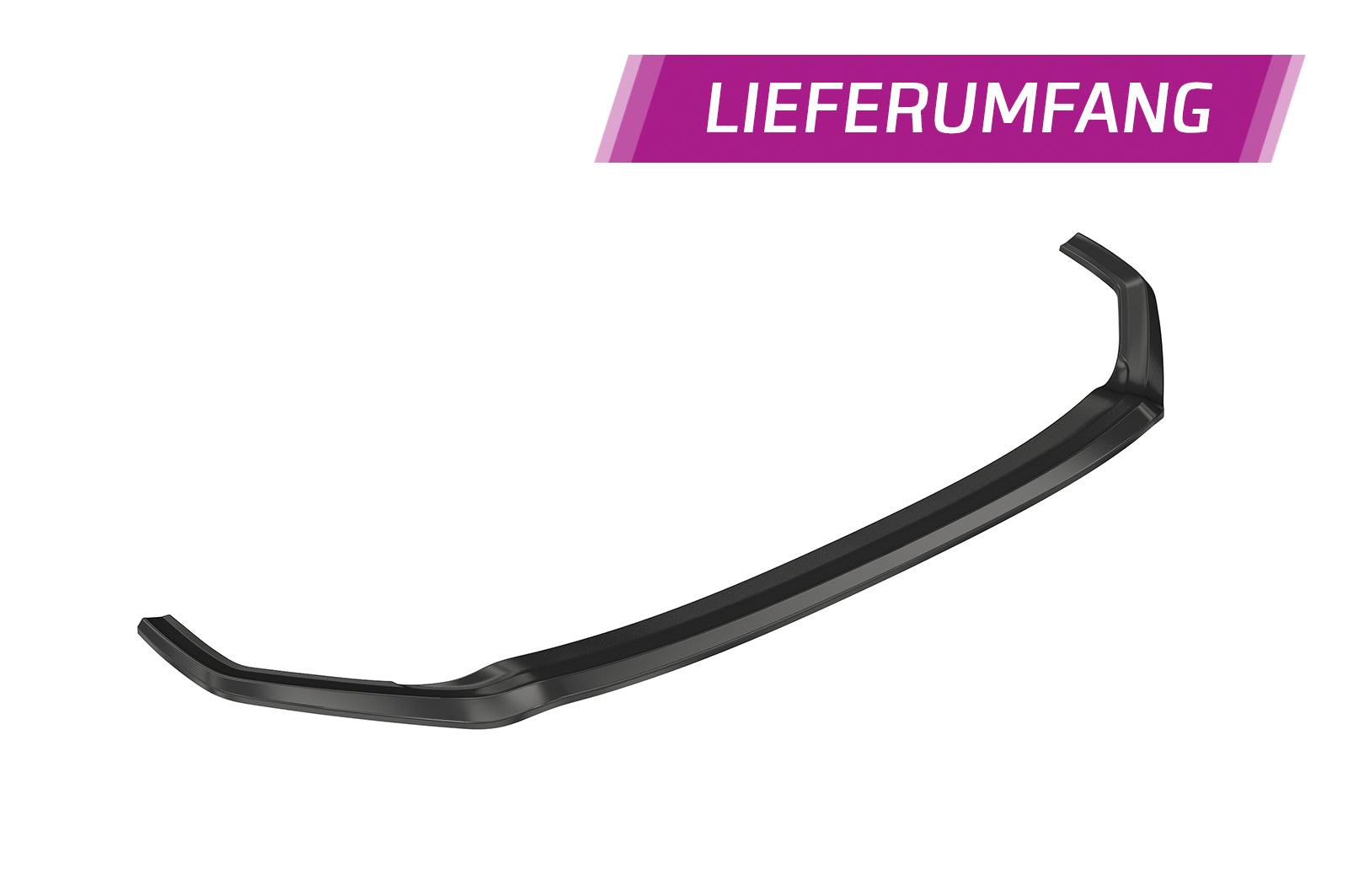 CSR Frontspoiler | Cup-Spoilerlippe mit ABE für Skoda Octavia 4 RS / RS Plus CSL624-S Strukturiert schwarz matt (keine Lackierung erforderlich)