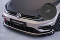 CSR Frontspoiler | Cup-Spoilerlippe mit ABE für VW Golf 7 (Typ AU) R CSL625-S Strukturiert schwarz matt (keine Lackierung erforderlich)