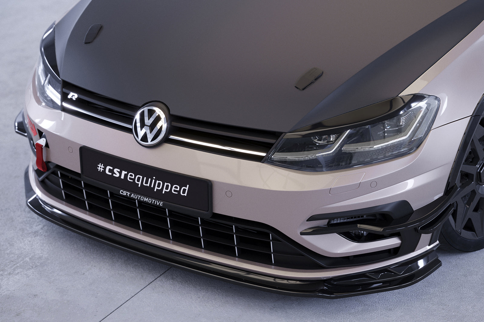 CSR Frontspoiler | Cup-Spoilerlippe mit ABE für VW Golf 7 (Typ AU) R CSL625