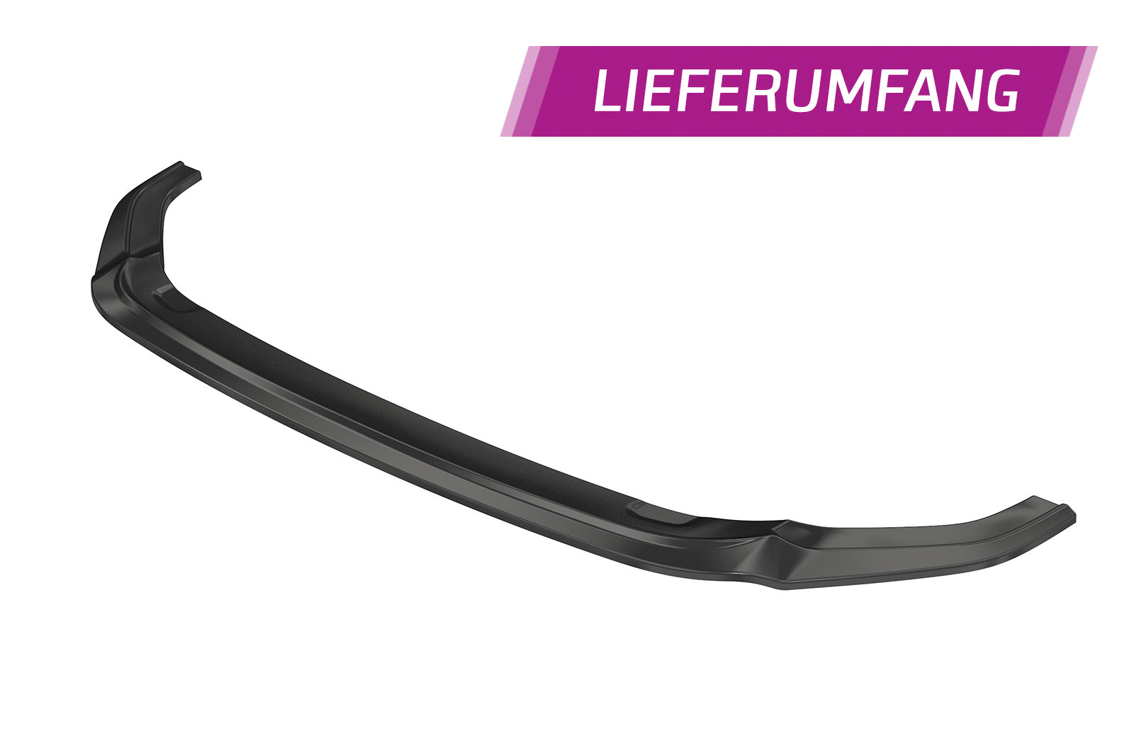 CSR Frontspoiler | Cup-Spoilerlippe mit ABE für VW Golf 7 (Typ AU) R CSL625-L Unlackiert roh (Lackierung erforderlich)