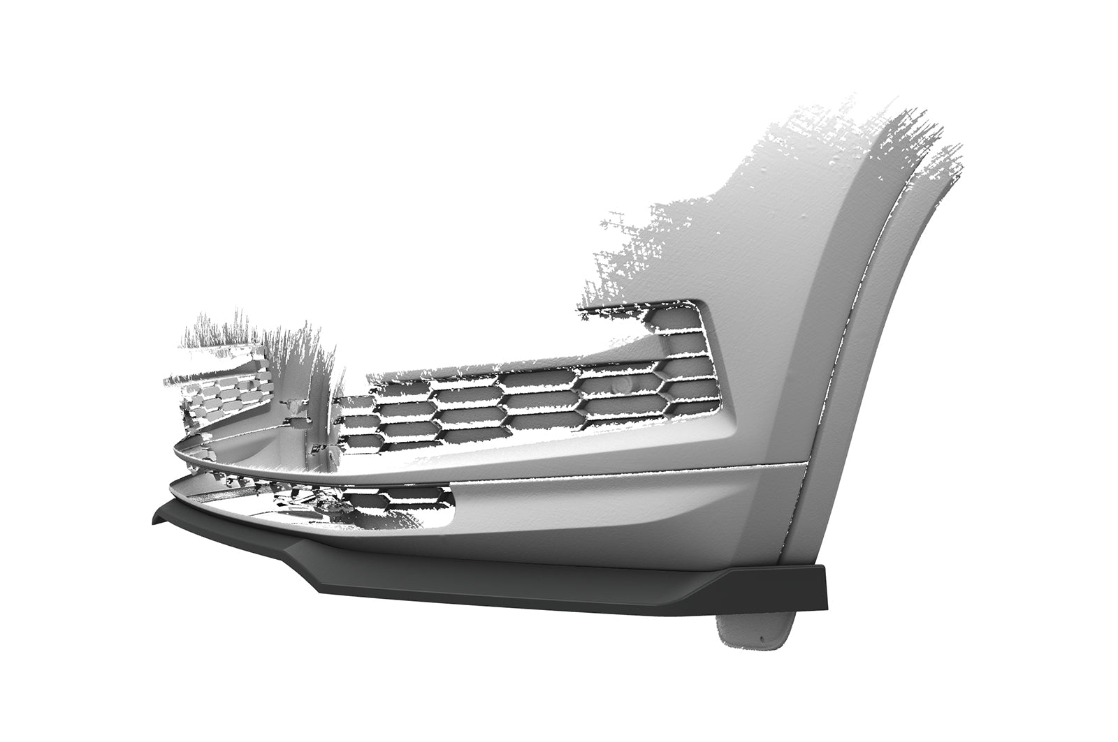 CSR Frontspoiler | Cup-Spoilerlippe mit ABE für Skoda Kodiaq CSL626-C Carbon Look Hochglanz (keine Lackierung erforderlich)