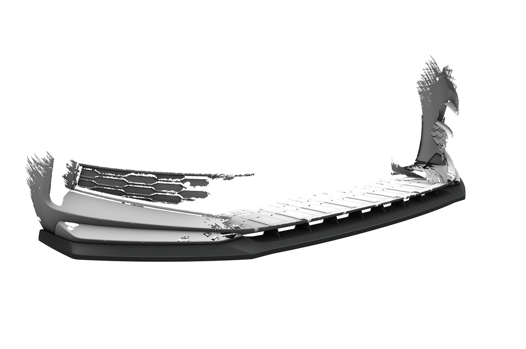 CSR Frontspoiler | Cup-Spoilerlippe mit ABE für Skoda Scala Monte Carlo CSL627-S Strukturiert schwarz matt (keine Lackierung erforderlich)