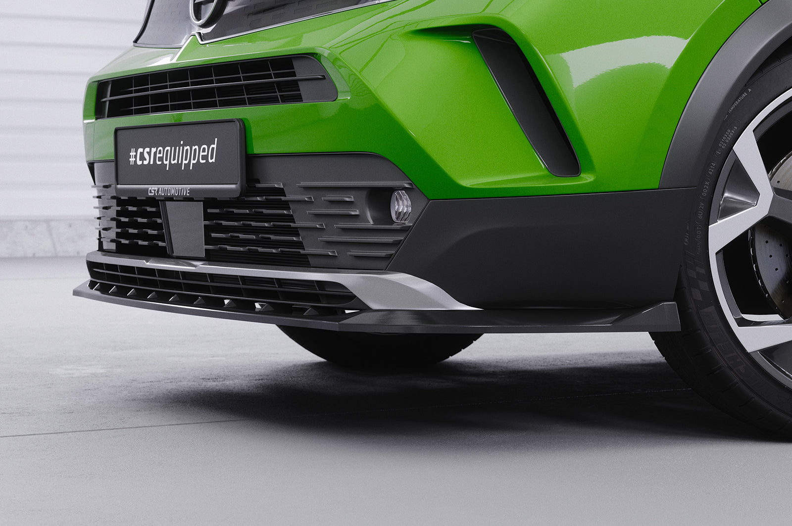 CSR Frontspoiler | Cup-Spoilerlippe mit ABE für Opel Mokka B / Mokka-E CSL628-L Unlackiert roh (Lackierung erforderlich)