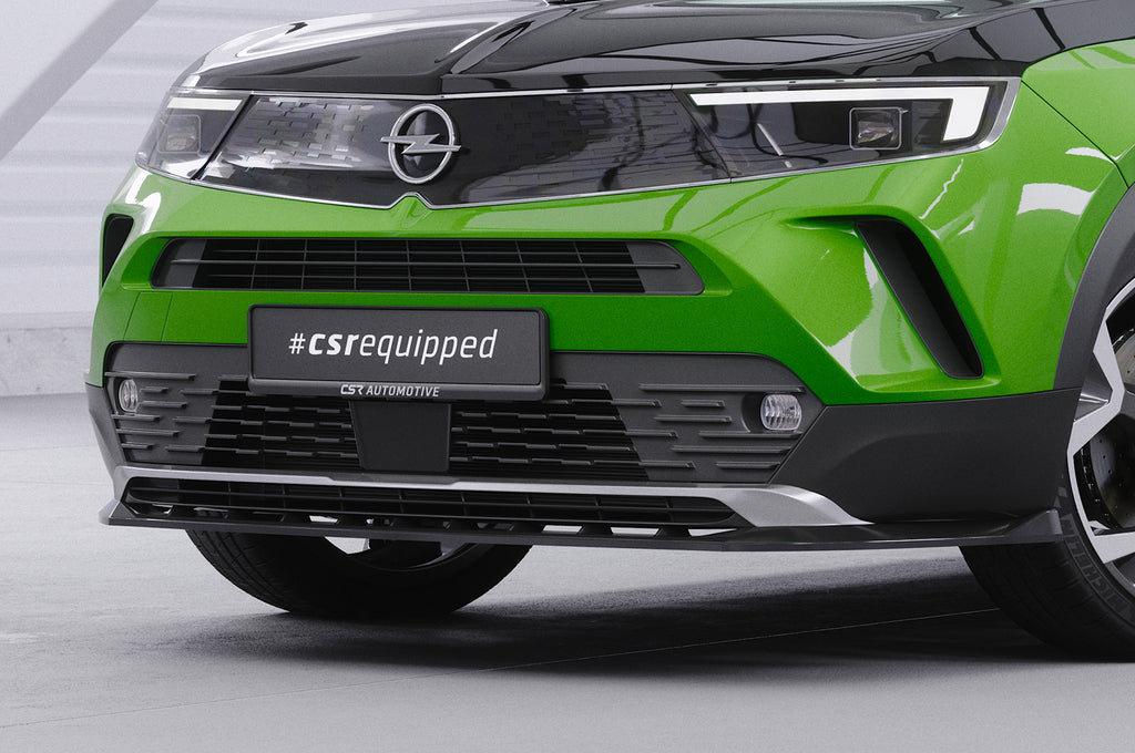CSR Frontspoiler | Cup-Spoilerlippe mit ABE für Opel Mokka B / Mokka-E CSL628-L Unlackiert roh (Lackierung erforderlich)