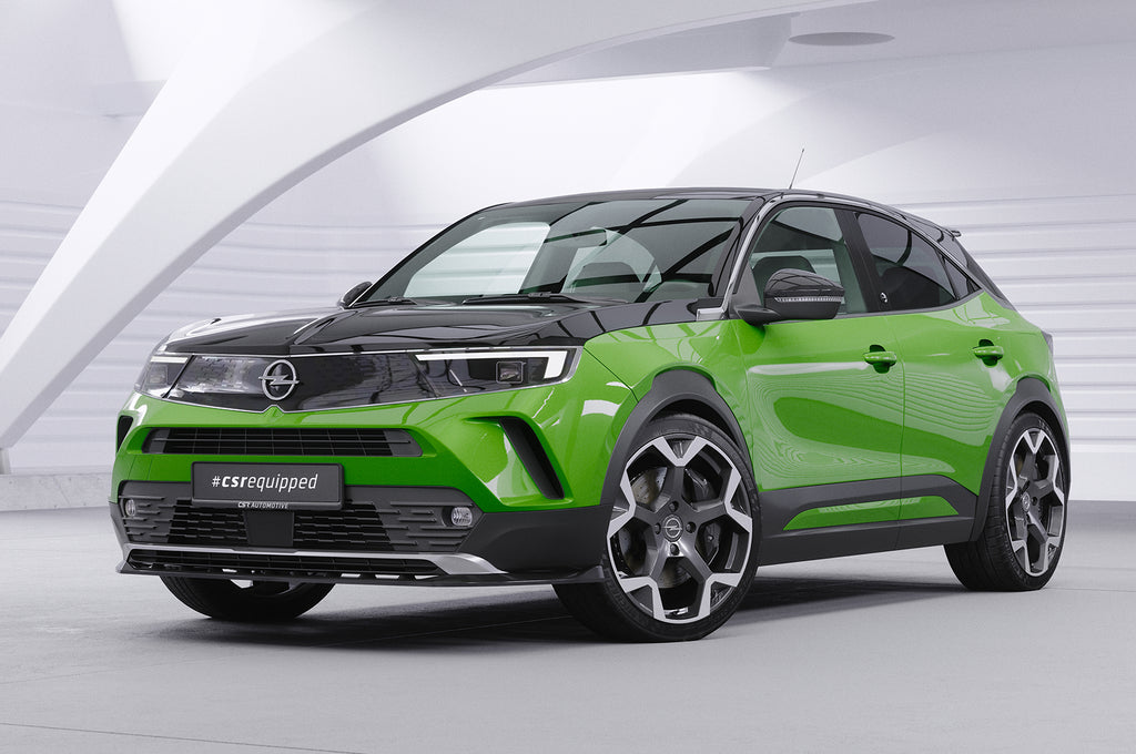 CSR Frontspoiler | Cup-Spoilerlippe mit ABE für Opel Mokka B / Mokka-E CSL628-L Unlackiert roh (Lackierung erforderlich)