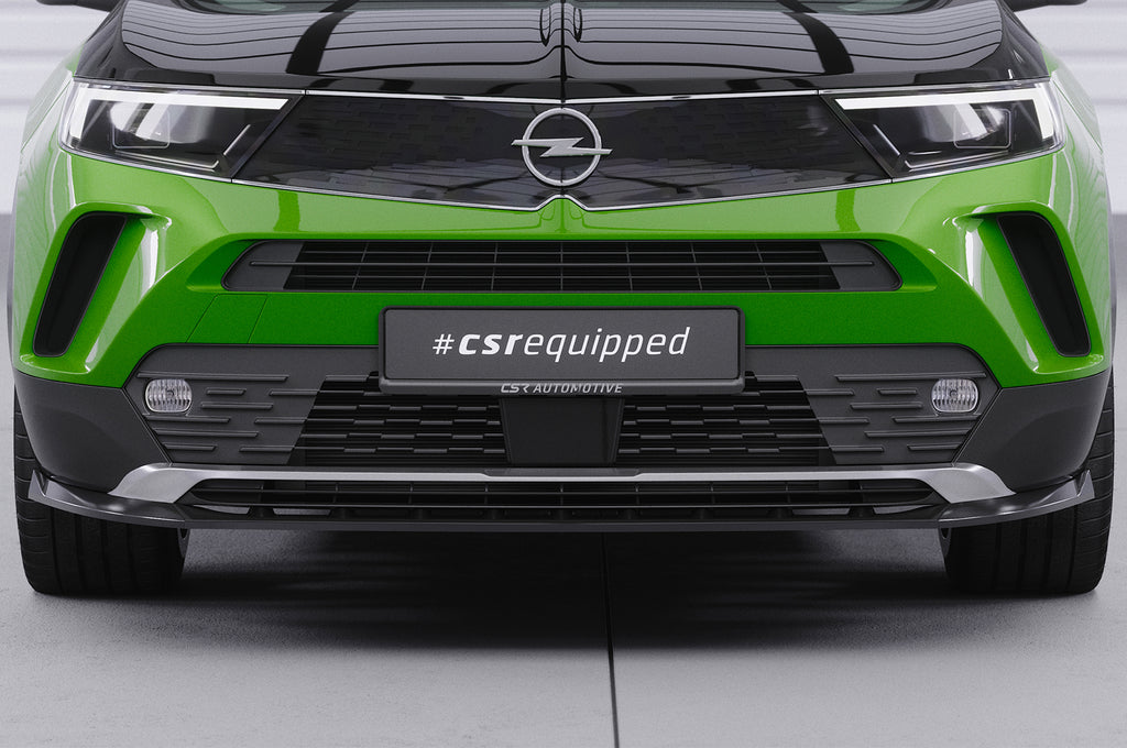 CSR Frontspoiler | Cup-Spoilerlippe mit ABE für Opel Mokka B / Mokka-E CSL628-L Unlackiert roh (Lackierung erforderlich)
