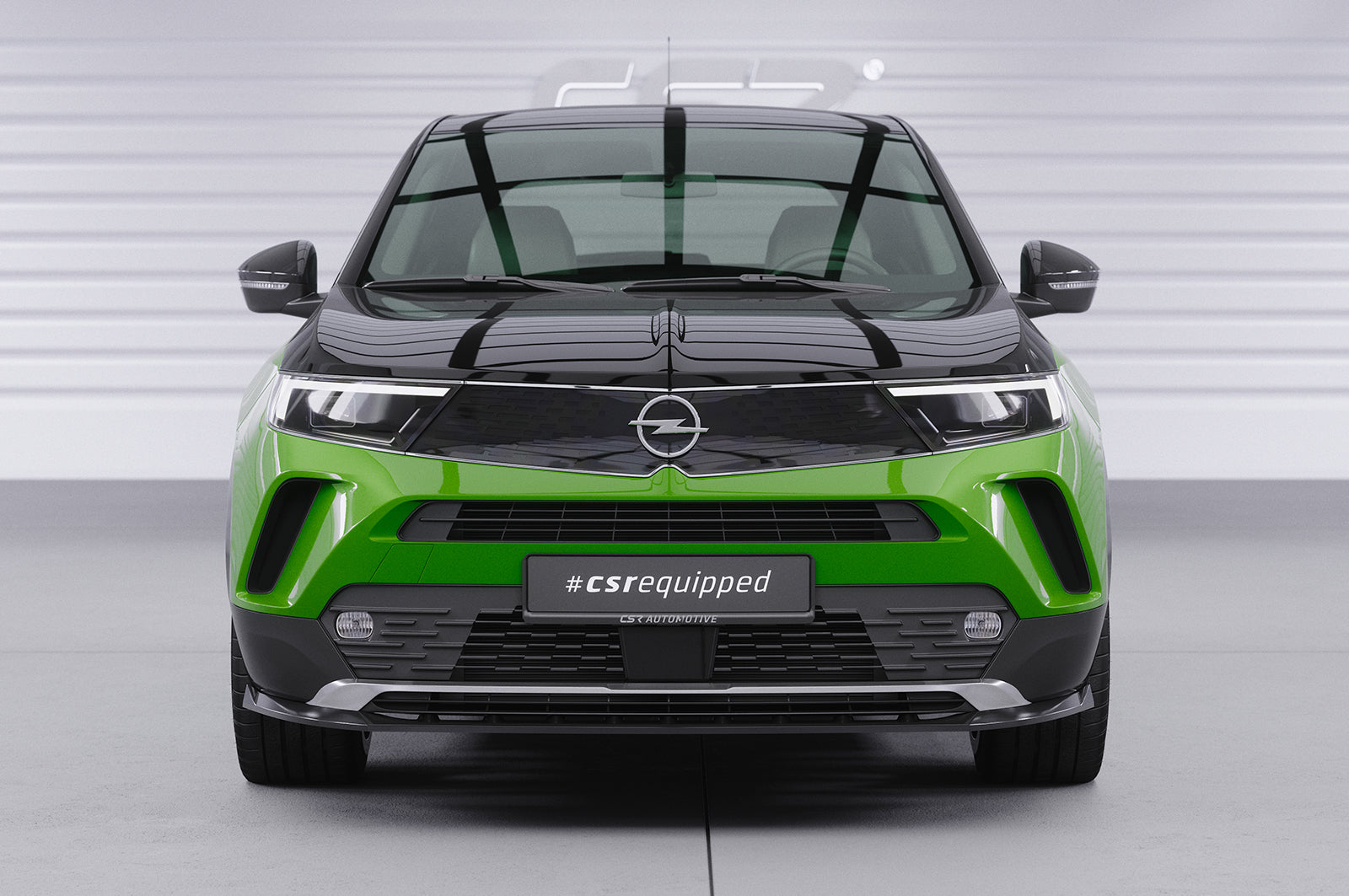 CSR Frontspoiler | Cup-Spoilerlippe mit ABE für Opel Mokka B / Mokka-E CSL628-L Unlackiert roh (Lackierung erforderlich)