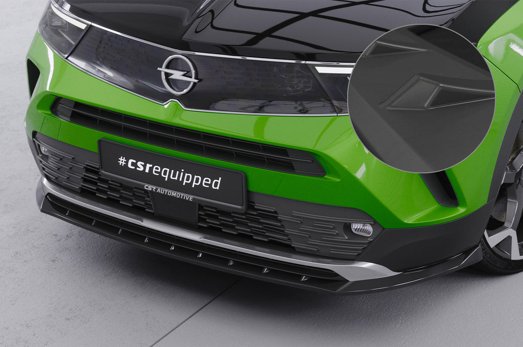 CSR Frontspoiler | Cup-Spoilerlippe mit ABE für Opel Mokka B / Mokka-E CSL628-L Unlackiert roh (Lackierung erforderlich)