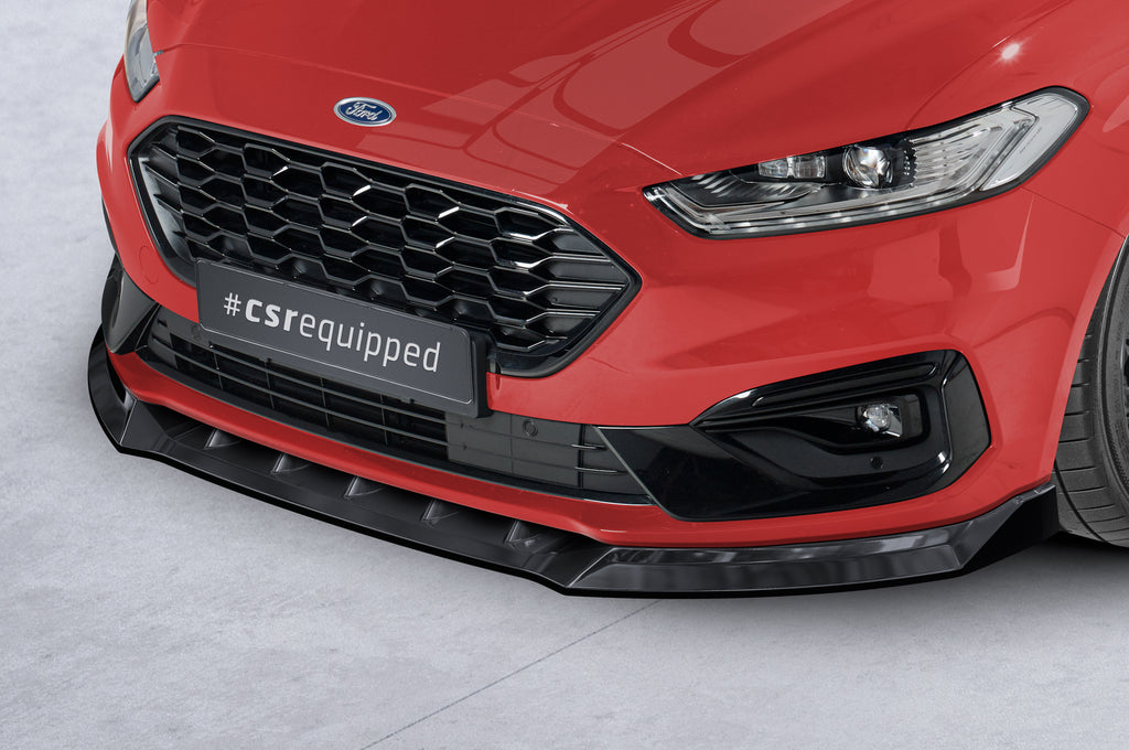 CSR Frontspoiler | Cup-Spoilerlippe mit ABE für Ford Mondeo MK5 BA7  Turnier ST-Line CSL629-S Strukturiert schwarz matt (keine Lackierung erforderlich)