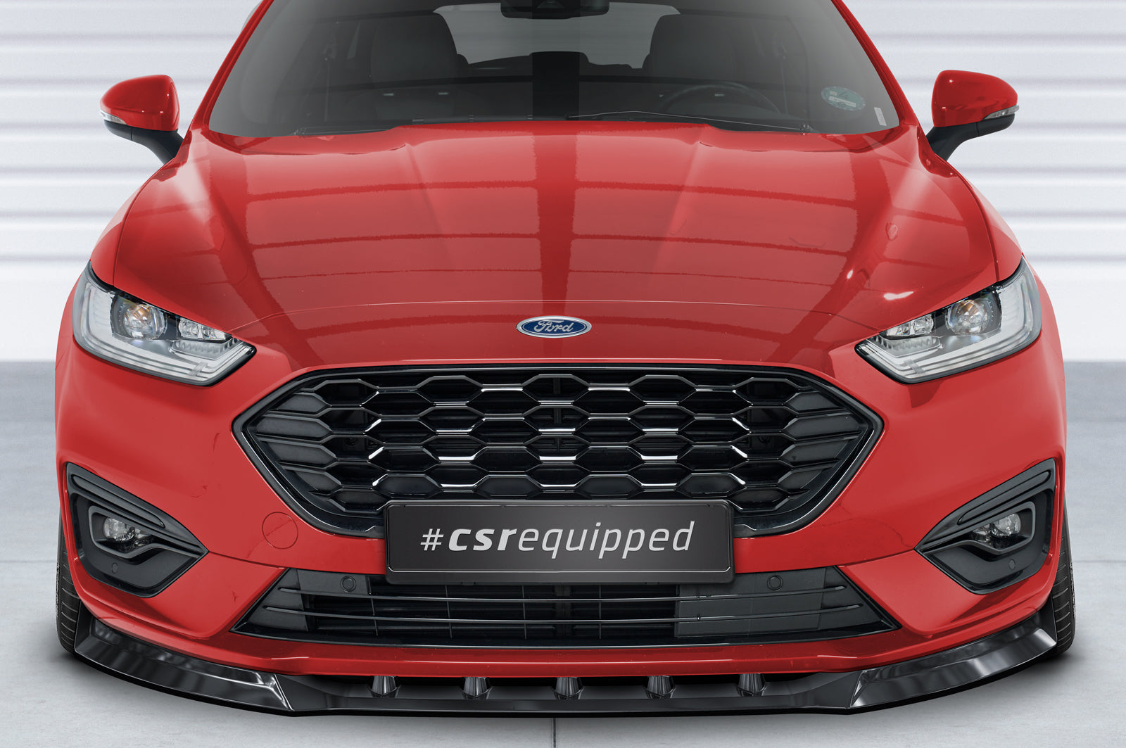 CSR Frontspoiler | Cup-Spoilerlippe mit ABE für Ford Mondeo MK5 BA7  Turnier ST-Line CSL629-L Unlackiert roh (Lackierung erforderlich)