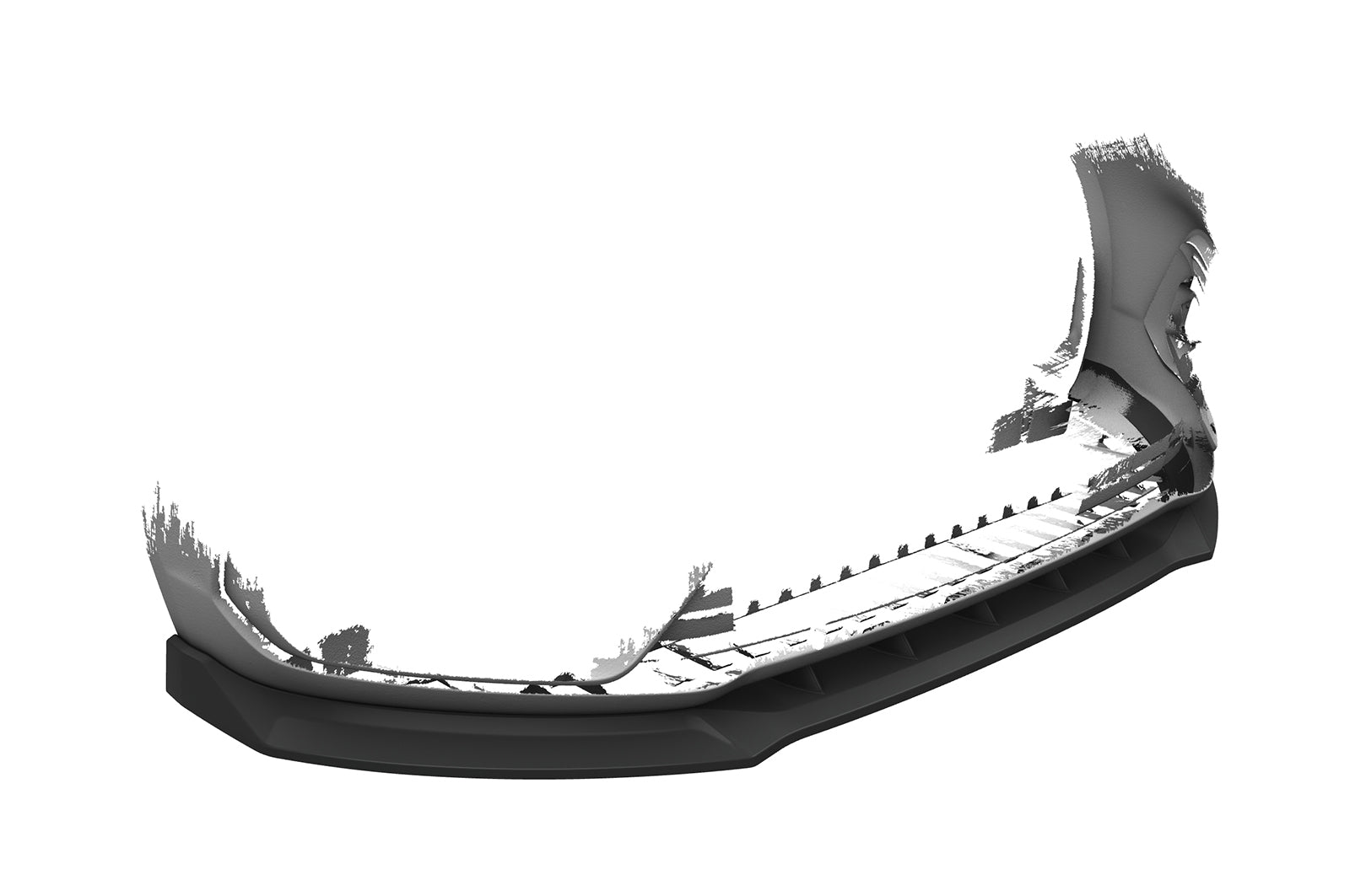 CSR Frontspoiler | Cup-Spoilerlippe mit ABE für Ford Mondeo MK5 BA7  Turnier ST-Line CSL629-S Strukturiert schwarz matt (keine Lackierung erforderlich)