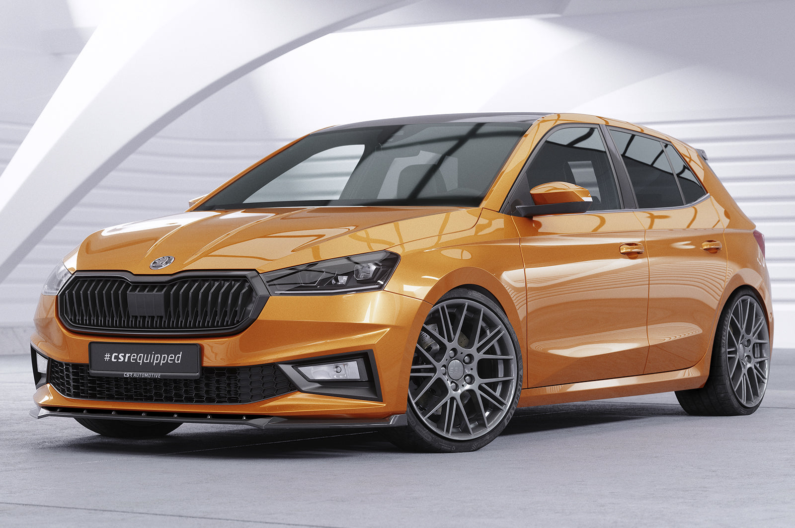 CSR Frontspoiler | Cup-Spoilerlippe mit ABE für Skoda Fabia 4 CSL630
