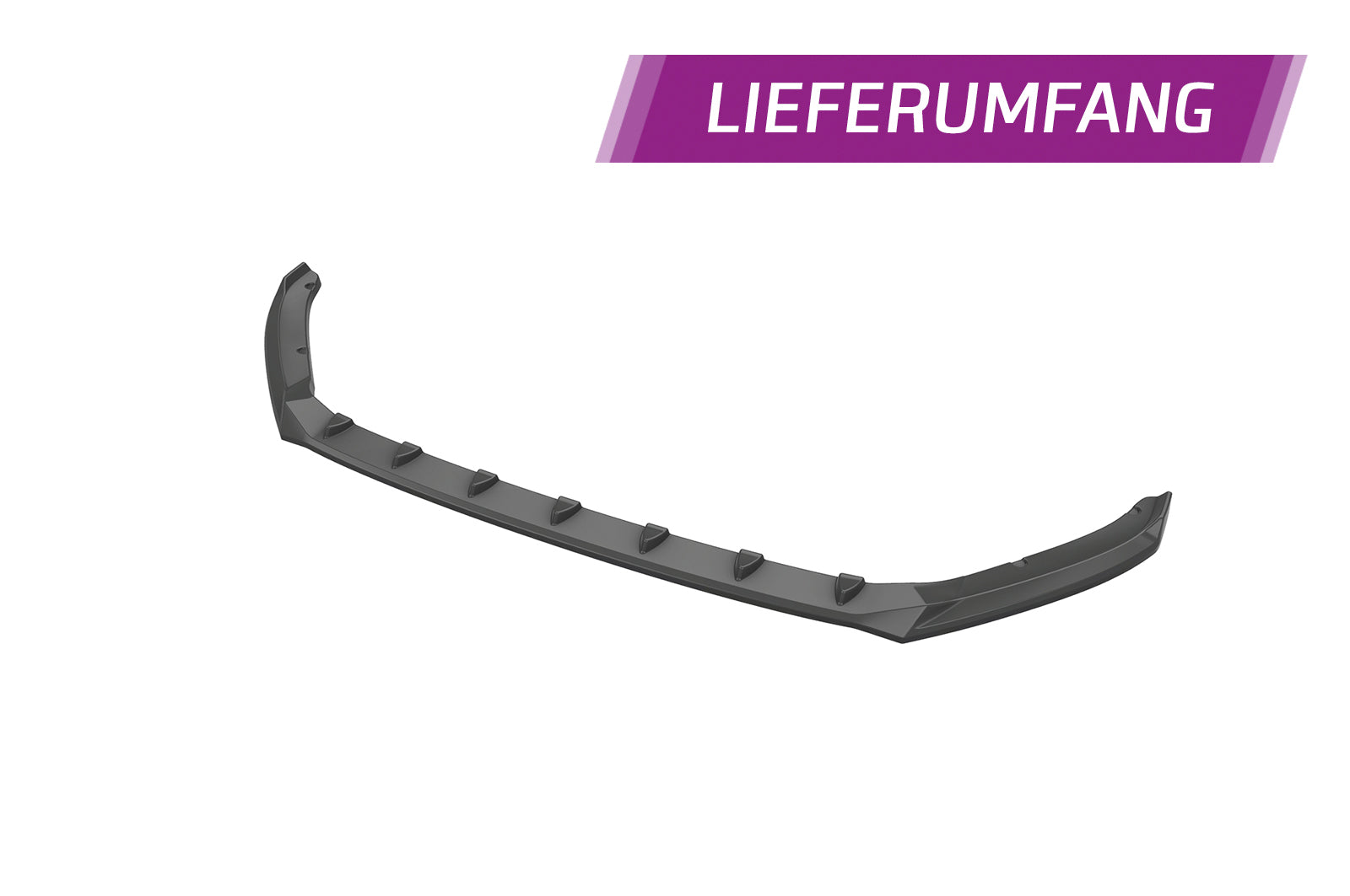 CSR Frontspoiler | Cup-Spoilerlippe mit ABE für Skoda Fabia 4 CSL630-C Carbon Look Hochglanz (keine Lackierung erforderlich)