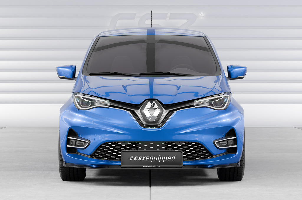 CSR Frontspoiler | Cup-Spoilerlippe mit ABE für Renault Zoe CSL632-L Unlackiert roh (Lackierung erforderlich)