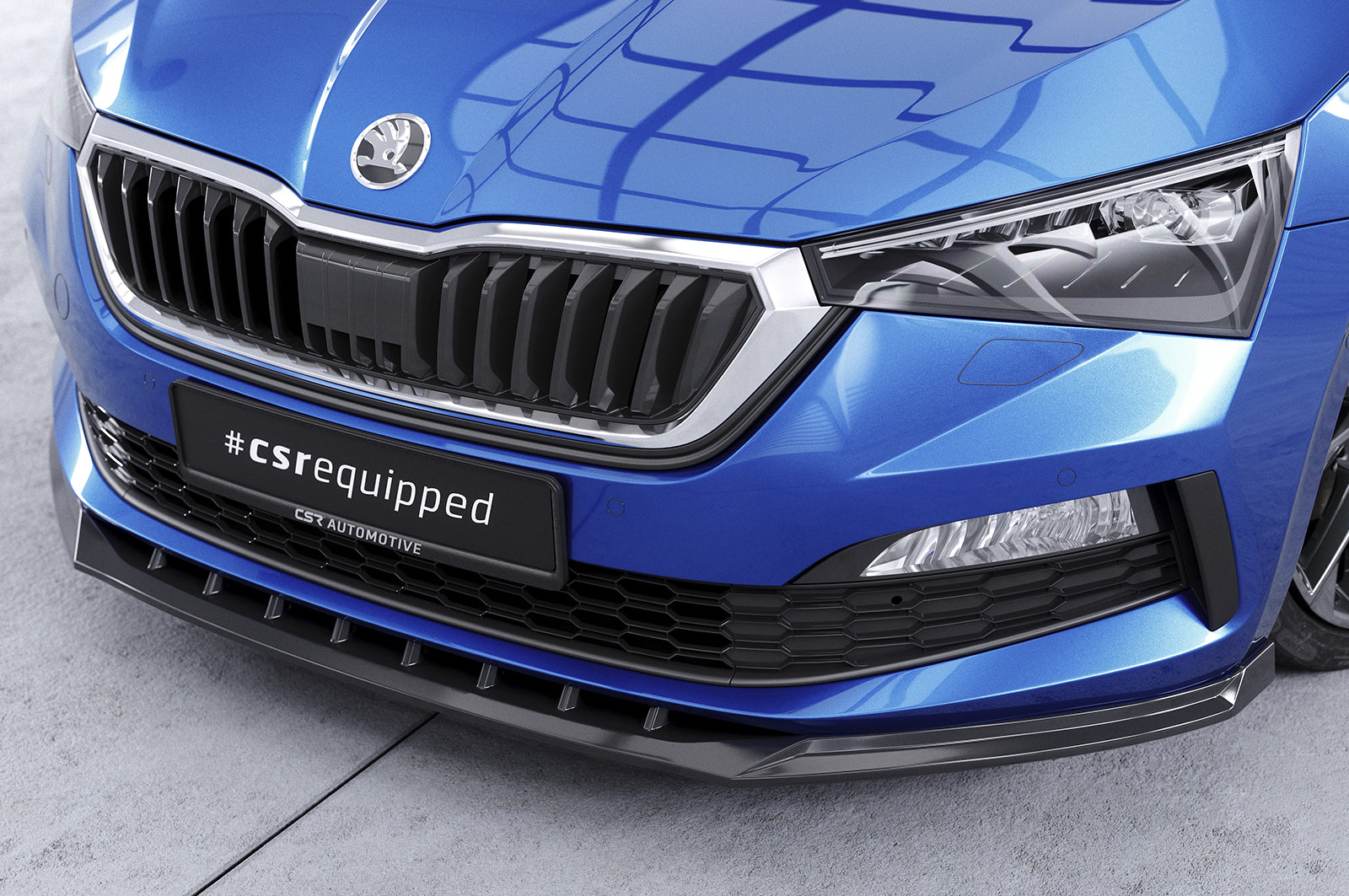 CSR Frontspoiler | Cup-Spoilerlippe mit ABE für Skoda Scala CSL633