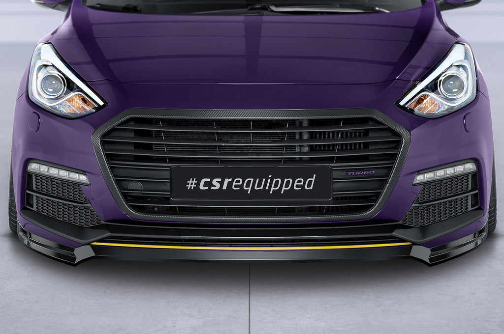 CSR Frontspoiler | Cup-Spoilerlippe mit ABE für Hyundai I30 (GD) Turbo CSL635-L Unlackiert roh (Lackierung erforderlich)