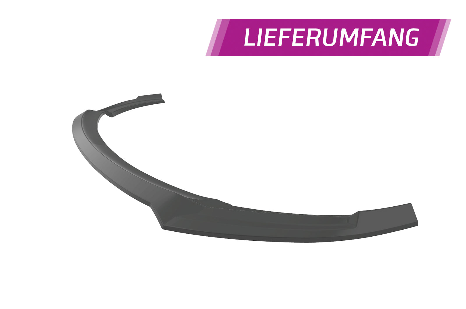 CSR Frontspoiler | Cup-Spoilerlippe mit ABE für Hyundai I30 (GD) Turbo CSL635-G Glossy schwarz Hochglanz (keine Lackierung erforderlich)