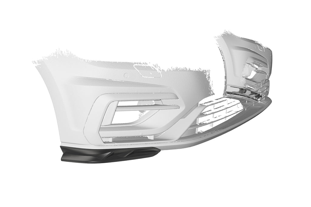 CSR Frontspoiler | Cup-Spoilerlippe / Frontblenden für VW Golf 7 (Typ AU) R CSL636-C Carbon Look Hochglanz (keine Lackierung erforderlich)