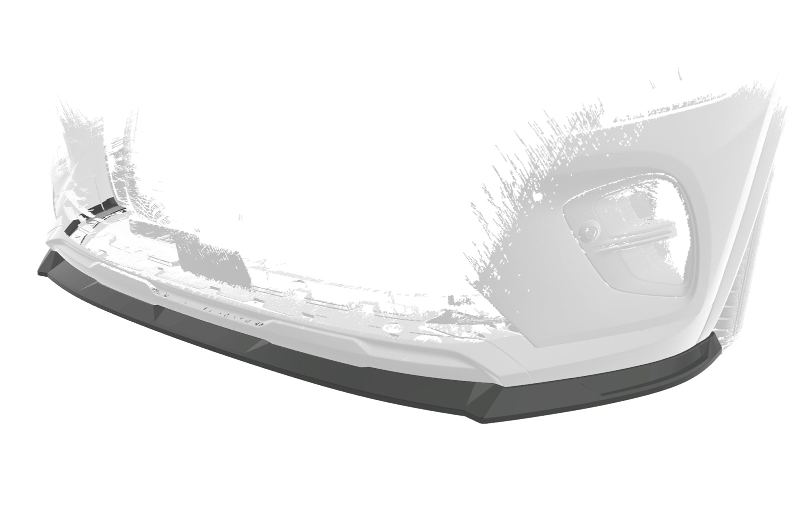 CSR Frontspoiler | Cup-Spoilerlippe mit ABE für Renault Captur 2 CSL637-C Carbon Look Hochglanz (keine Lackierung erforderlich)