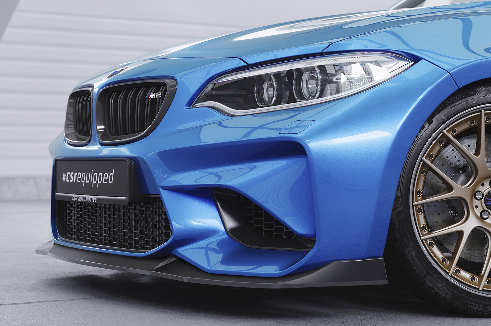 CSR Frontspoiler | Cup-Spoilerlippe mit ABE für BMW M2 (F87) CSL638