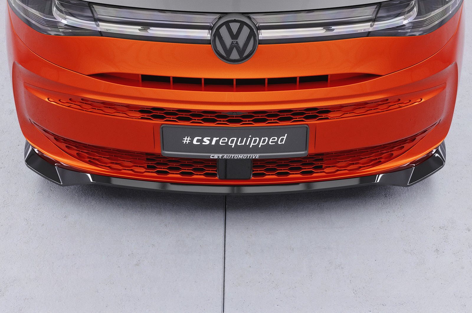 CSR Frontspoiler | Cup-Spoilerlippe mit ABE für VW T7 CSL640-L Unlackiert roh (Lackierung erforderlich)