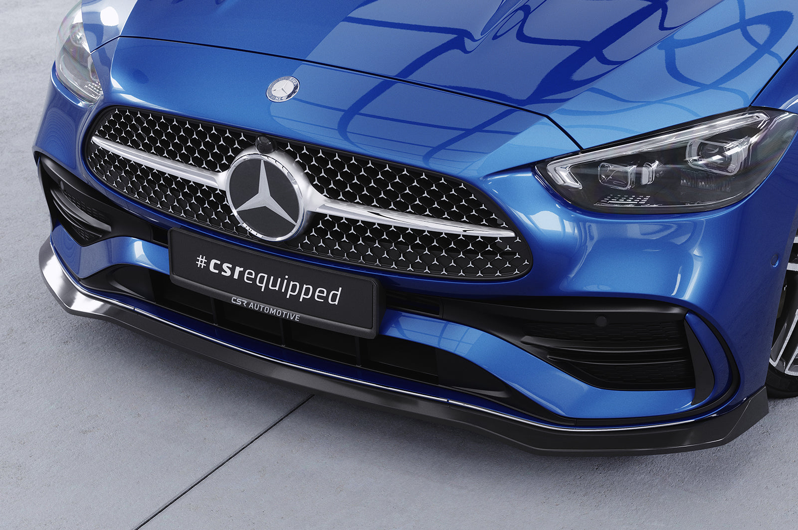 CSR Frontspoiler | Cup-Spoilerlippe mit ABE für Mercedes-Benz C-Klasse W206 / S206 AMG-Line CSL641