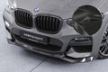 CSR Frontspoiler | Cup-Spoilerlippe mit ABE für BMW X3 G01 / X4 G02 M-Paket CSL642-G Glossy schwarz Hochglanz (keine Lackierung erforderlich)