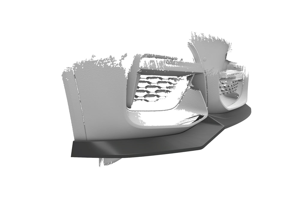 CSR Frontspoiler | Cup-Spoilerlippe mit ABE für BMW X3 G01 / X4 G02 M-Paket CSL642-C Carbon Look Hochglanz (keine Lackierung erforderlich)