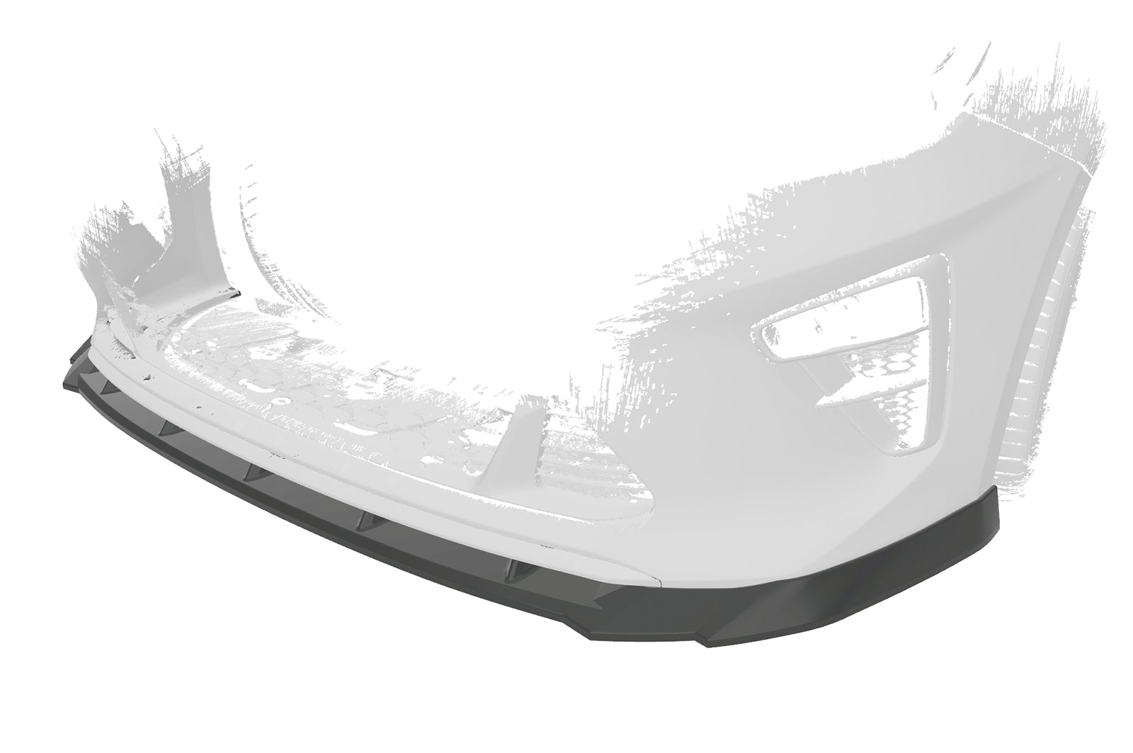 CSR Frontspoiler | Cup-Spoilerlippe mit ABE für Kia Ceed (CD) CSL643-G Glossy schwarz Hochglanz (keine Lackierung erforderlich)